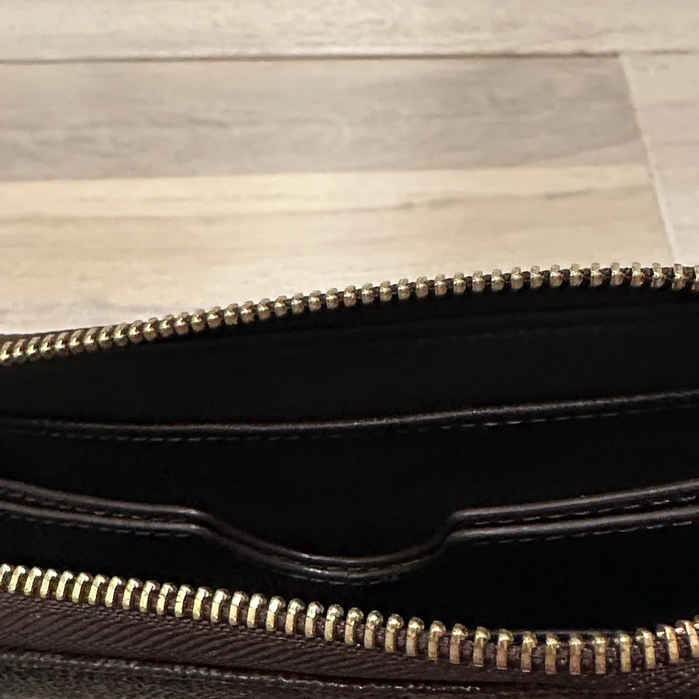 Michael Kors Brown and Gold Wristlet wallet bag